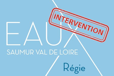 Intervention sur le r&eacute;seau d'eau
