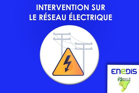 Intervention sur le r&eacute;seau &eacute;lectrique